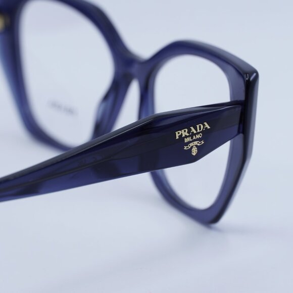 🕶️ New Prada PR18WV 08Q1O1 Eyeglasses - Blue Frame 54mm - Picture 8 of 9